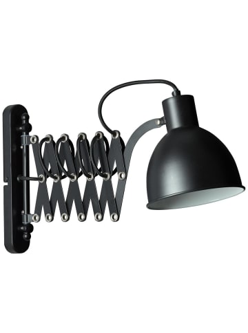 Brilliant Wandleuchte Sandra 2 25,5x15,2x60 cm in schwarz matt