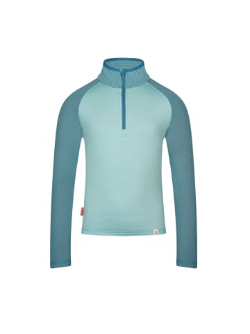 Trollkids Baselayer "Rauland" in Wasserblau/Teal-Blau