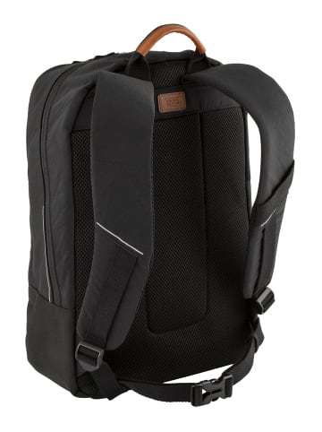 Camel Active CITY Rucksack mit reflektierenden Detailstreifen in Schwarz