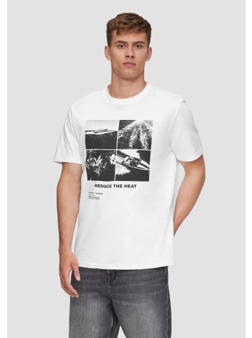 QS T-Shirt in 01D0_weiß