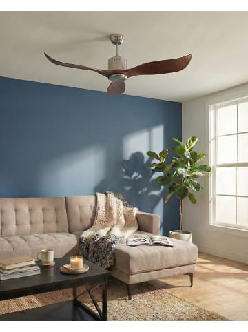 Beliani Ventilator ROSEAU in Braun/Schwarz - (W) 144 x (H) 50 x (L) 144 cm