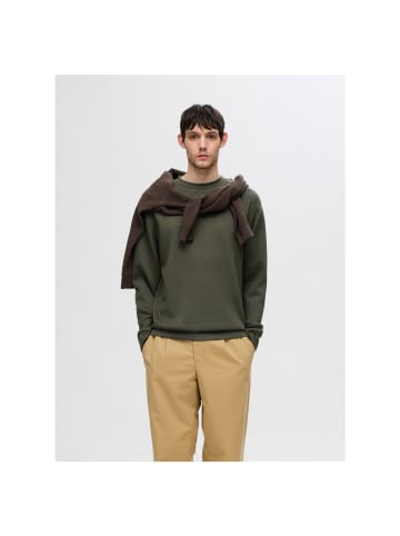Selected Sweatshirt in Forest Night