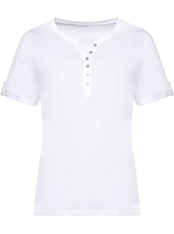 Sieh an! Kurzarmshirt in weiß