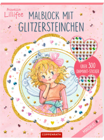 Coppenrath Buch - Malblock mit Glitzersteinchen: Mandalas