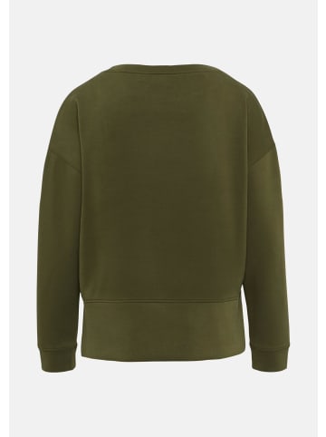 comma Sweatshirt in 7994_olivgrün