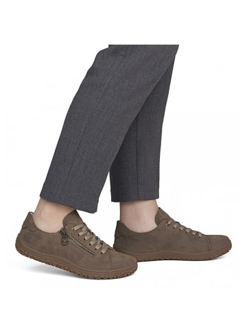 rieker sportlicher Schnürer  in Beige