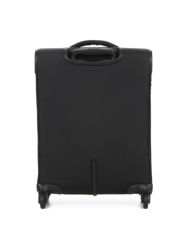 Roncato Joy 4 Rollen Kabinentrolley 55 cm mit Dehnfalte in schwarz