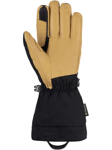 Reusch Fingerhandschuhe Discovery GORE-TEX TOUCH-TEC™ in 7490 black / camel