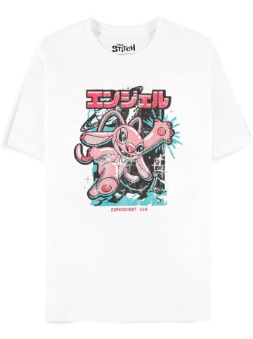 Disney Shirt "Lilo & Stitch - Vintage Angel Female Short Sleeved T-shirt" in Weiß