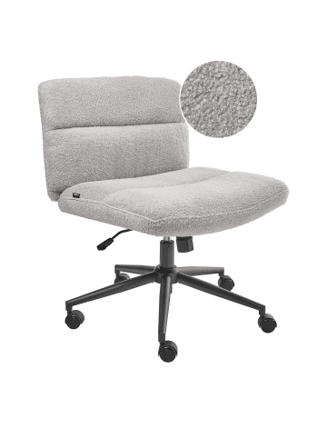 Beliani Bürostuhl CATLIN in Grau/Schwarz - (W) 64 x (H) 80 x (L) 68 cm