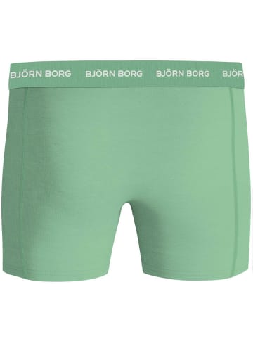 Björn Borg Boxershort 5er Pack in Grün/Olive/Schwarz