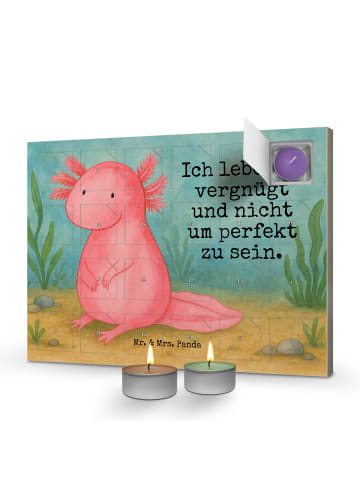 Mr. & Mrs. Panda Kerzen Adventskalender Axolotl Niedlich Design ... in Weiß