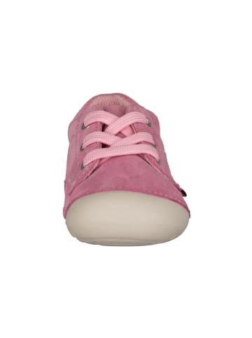 Trollkids Leder-Lauflernschuhe Bjordal in wild rose