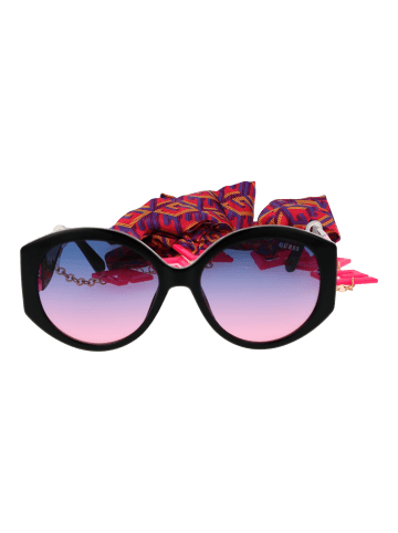Guess Sonnenbrille Rund Schwarz