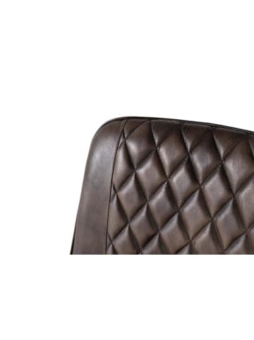 Giner y Colomer Gepolsterter Stuhl aus aschgrauem Leder in Gray