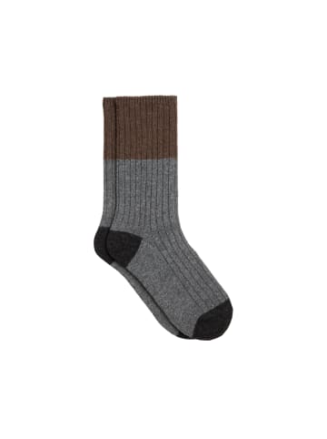Marc O'Polo Ripp-Socken in Medium Grey