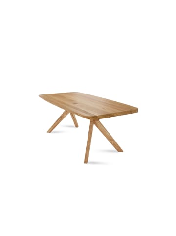 58 aufm Kessel MASSIVHOLZTISCH Danette 1 180x78x90 Esszimmertisch Wildeiche geölt
