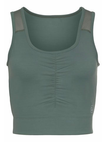 LASCANA ACTIVE Crop-Top in khaki