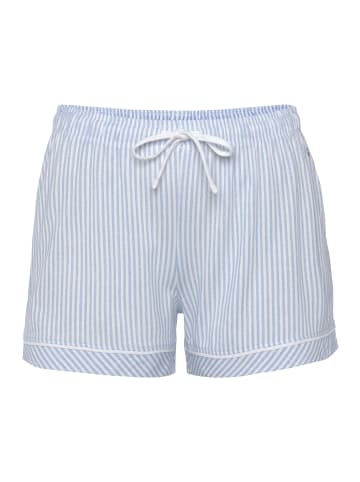 s.Oliver Pyjamashorts in himmelblau-gestreift