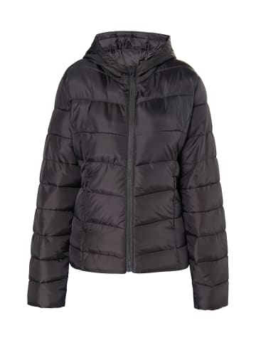 myMo Damen Wattierte Steppjacke in Schwarz