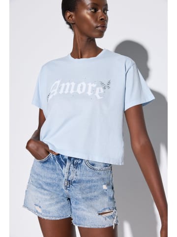 NO MATTER WHAT Shirt in Blau