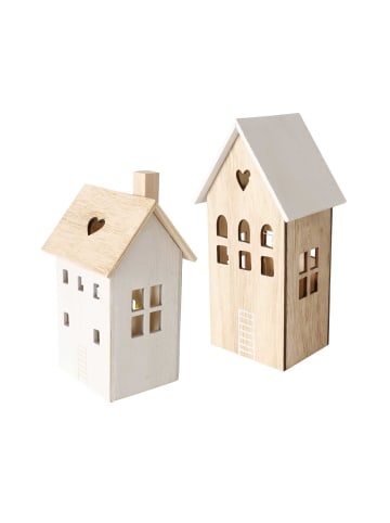 Boltze Holzdekoration in beige