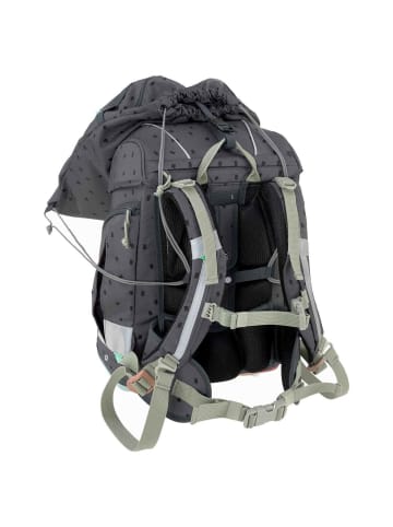 Lässig School Set Boxy Unique - Schulranzen Set 7tlg. (Gradient Green/Blue) in Speckles Anthracite