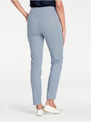 Heine Hose in marine-weiß