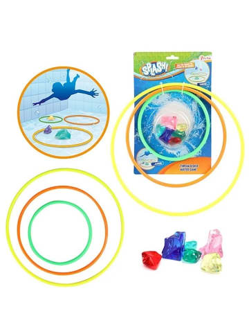 Toi-Toys Ringwurfspiel für Unterwasser Tauchspiel Edelsteine 6 Jahre