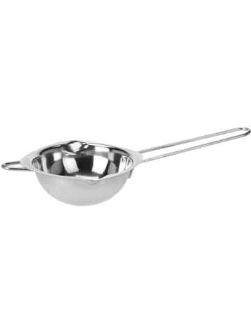 Excellent Houseware Schmelztopf, Edelstahl in Silbern, (B) 14 x (H) 6 x (L) 28,5 cm