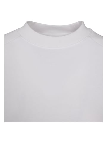 Urban Classics Sweater in white/brightblue/firered