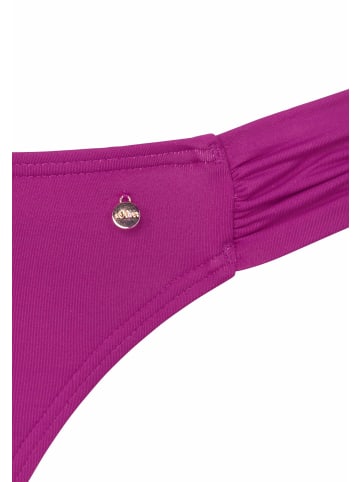 s.Oliver Bügel-Bandeau-Bikini in fuchsia