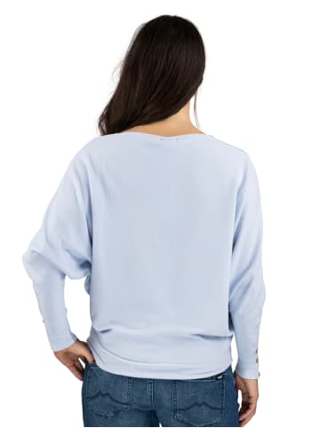 DENIMFY Strickpullover DFGreta in Blau