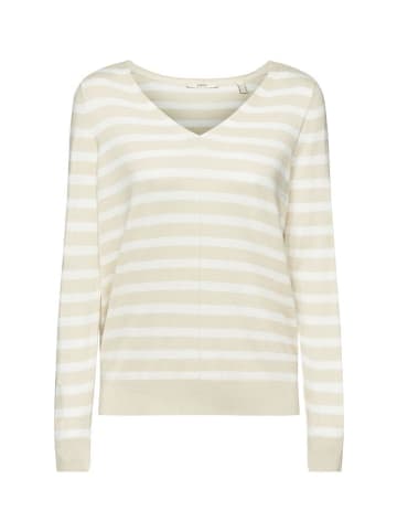 ESPRIT Pullover in light taupe