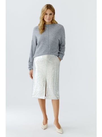 Oui Bleistiftrock in silver stone