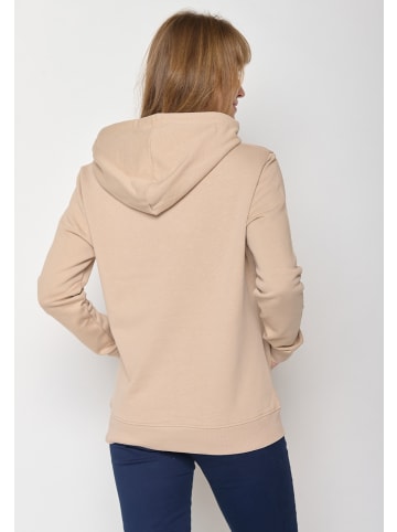 GreenBomb Hoodie Bike Lucky in Kaffee Latte