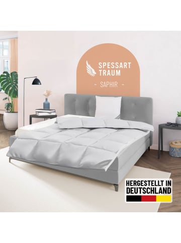 Spessarttraum Extra warme Winter-Daunendecke "Saphir" in weiß