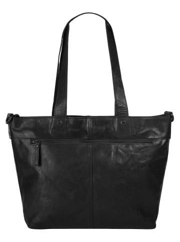 SPIKES & SPARROW Shopper in schwarz