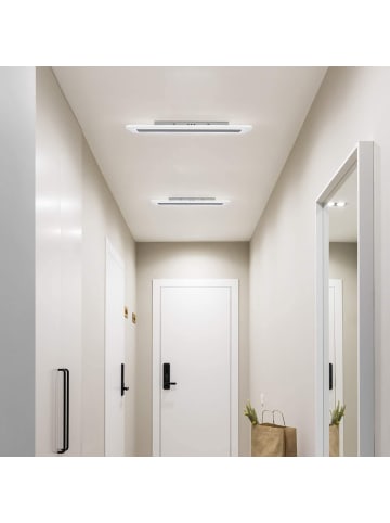 ZMH Deckenleuchte LED in weiß L 60cm Lange 3000-6500K dimmbar Metall 21W Flurlampe