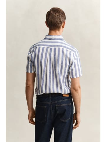 Gant Hemd in indigo weiß - 0003