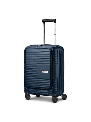 Redolz Essentials 17 2.0 4 Rollen Kabinentrolley 55 cm Laptopfach mit Dehnfalte navy