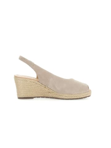 Gabor Comfort Peeptoes in beige