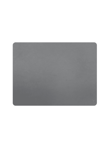 FREEFORM Platzset recyceltes Leder, rechteckig, grau