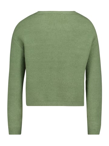 CARTOON Strick-Cardigan mit Rundhalsausschnitt in Basil