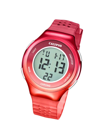 Calypso Analog-Armbanduhr Calypso Digital rot groß (ca. 44mm)