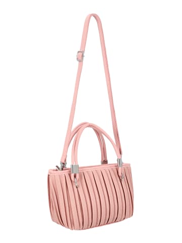 Usha Women Eco-Leather Zip-Up Handbag in Pink