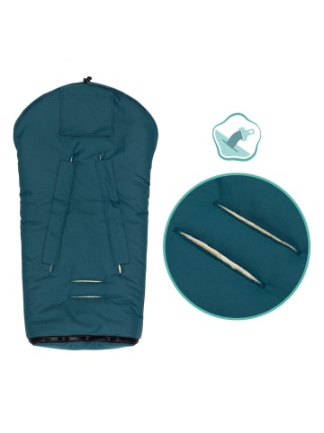 Kinderhaus Blaubär Winterfußsack Pamir TOP in Petrol
