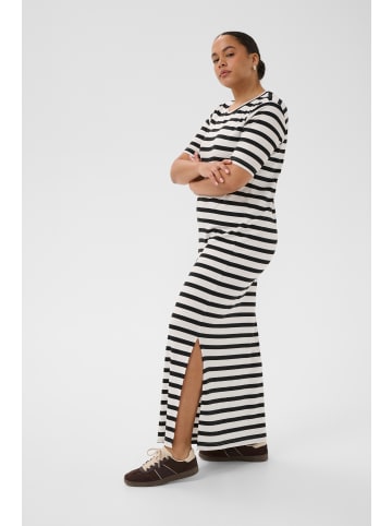 KAFFE curve Kleid KChellen Regular fit in Chalk/Black Stripes