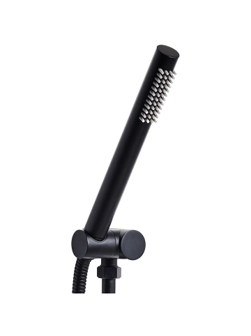 Beliani Wannenarmaturen CABUYAL in Schwarz - (W) 2 x (H) 21 x (L) 2 cm