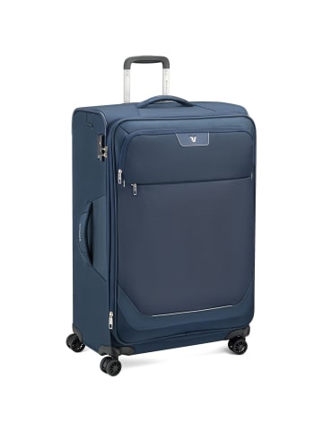 Roncato Joy 4 Rollen Trolley 75 cm mit Dehnfalte blu notte